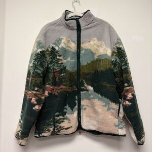 Adult Jacket Faux-shearling Size Small #227